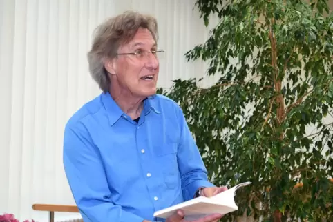 Thomas Maria Mayr liest in Göllheim aus seinem neuen Gedichtband.