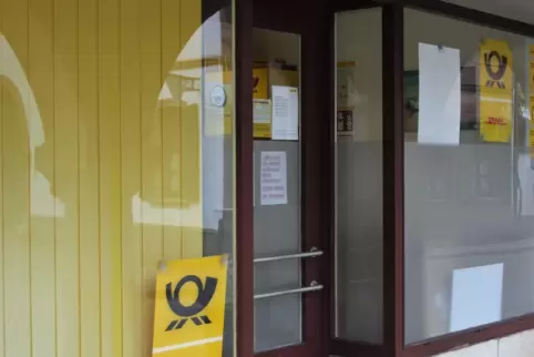 Die Postfiliale in der Weinstraße hat nur vormittags geöffnet. 