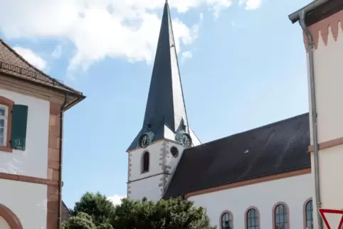 Die katholische Kirche in Venningen. Die katholische Kirche in Venningen.