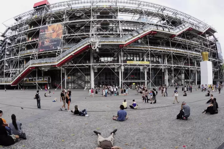 Erhebendes Bauwerk: Centre Pompidou. Rogers hat es zusammen mit Renzo Piaono erdacht. 