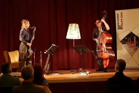 Im Philipp eins: Alexandra Lehmler und Matthias Debus.