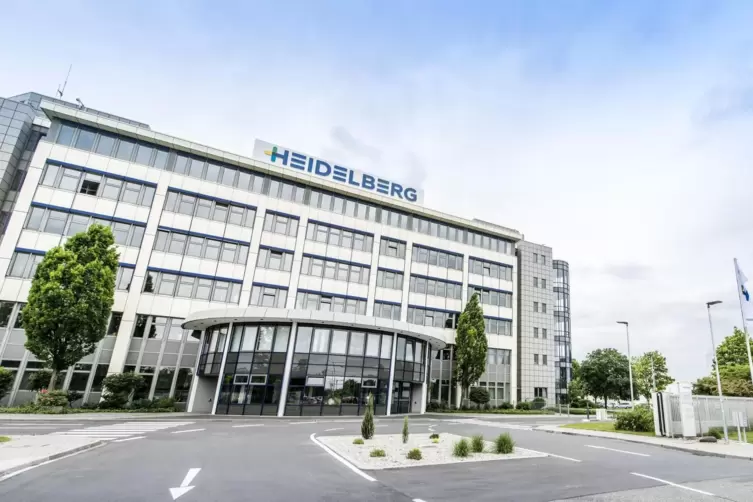 Die Heidelberger Druckmaschinen AG, hier der Sitz der Firmenleitung in Wiesloch-Walldorf, steigt in den SDax auf.