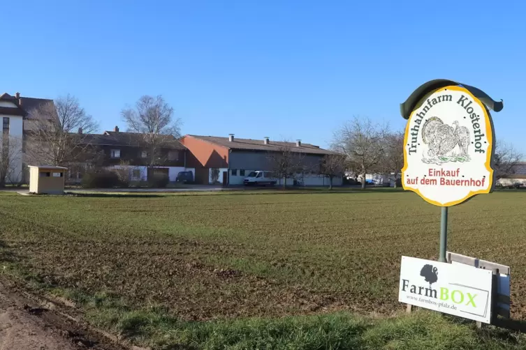 Der Klosterhof in Zeiskam.