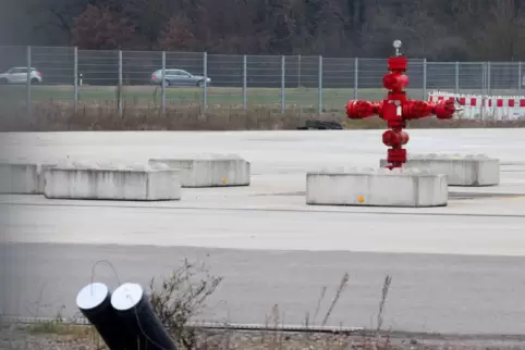 Leer geräumt: der Bohrplatz zwischen Schwegenheim und Harthausen. 
