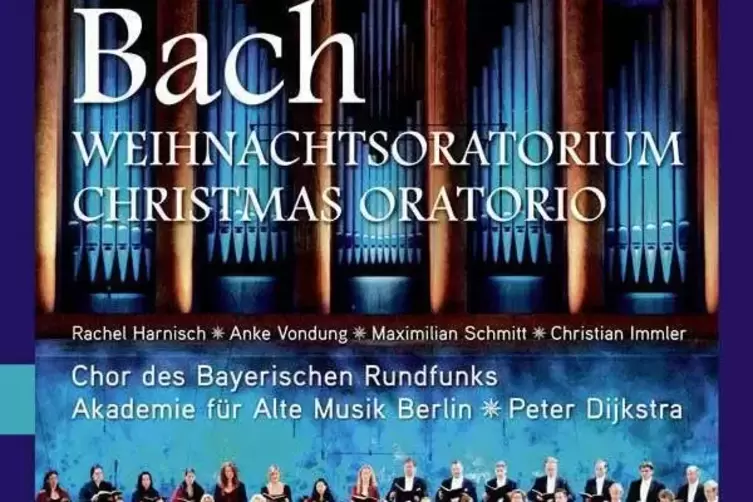 Live aus dem Herkulessaal in M&uuml;nchen: die DVD (Detail des Covers) mit dem Weihnachtsoratorium von Bach.