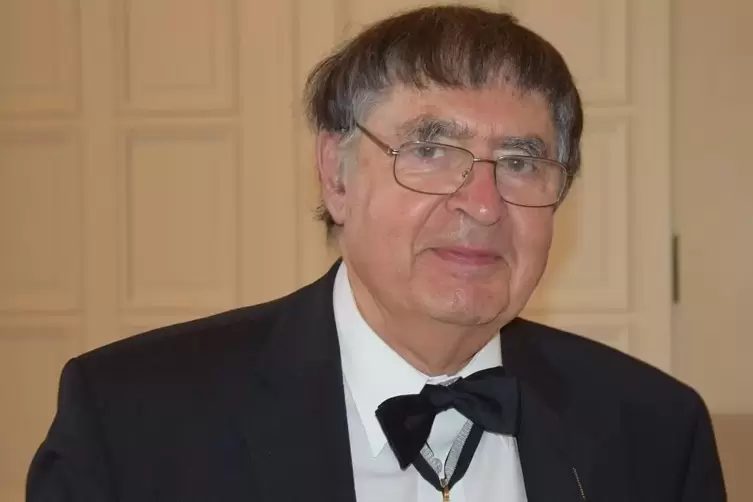 Hubertus von Pilgrim 2014 bei der Aufnahme in den Orden Pour le m&eacute;rite in Berlin