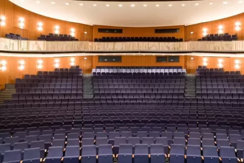 Die Sitzreihen im großen Theatersaal des Wormsers sollen auch im Januar nicht leer bleiben. 