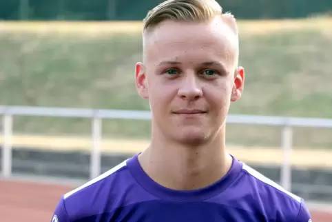 Louis Spielmann, hier noch im Trikot des SV Rülzheim.