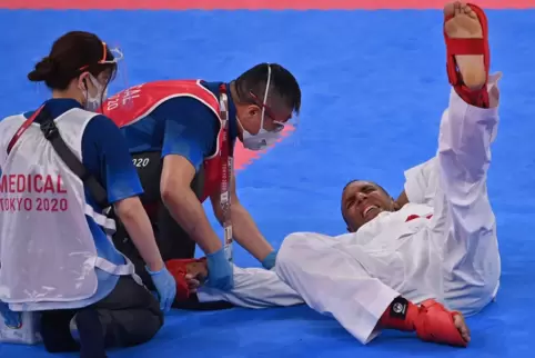 Und plötzlich platzt der Traum: Jonathan Horne hatte sich so auf die Spiele in Tokio gefreut, bei denen Karate endlich olympisch