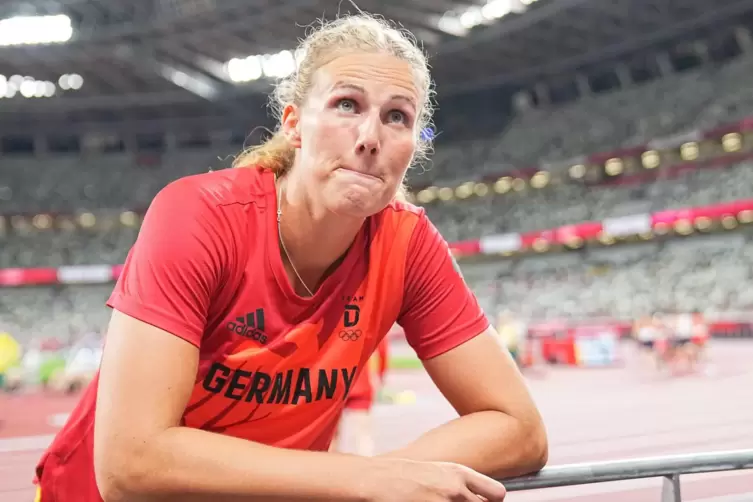 Schade: F&uuml;r LAZ-Speerwerferin Christin Hussong klappte es in Tokio nicht mit der ersehnten Olympia-Medaille. 