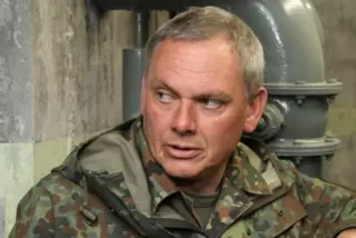 Thomas Danneck 2010 noch in Uniform.