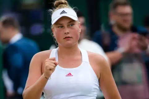 Vor einer großen Karriere: Nastasja Schunk (18). Sie hat das Wimbledon-Finale der Juniorinnen nicht gewonnen, aber sie ist keine