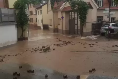 Ein Konzept, das der Gemeinderat nun verabschiedet hat, soll Einselthum künftig besser vor Hochwasser schützen. Diese Aufnahme s