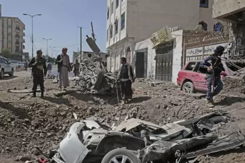 In der jemenitischen Stadt Sanaa hat Saudi-Arabien einen Luftangriff durchgeführt.