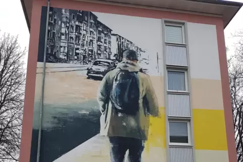 Blickfang in der Burgundenstraße.