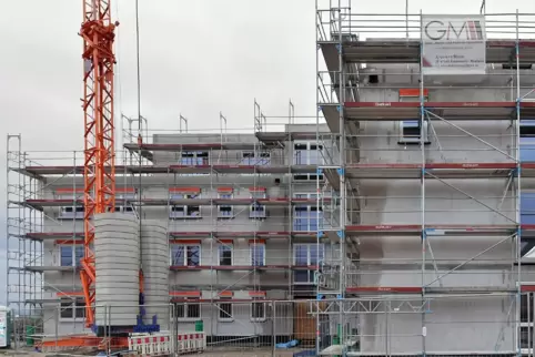 Der Bau liegt im Zeitplan.