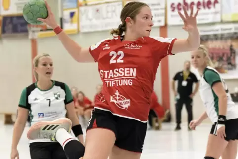 „Wir können alle mehr“, sagt Jana Heidger von den Oberliga-Handballerinnen der TSG Friesenheim. 