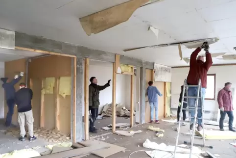 Die Schüler der Berufsorientierungsklasse machen in der Alten Druckerei ihr Praktikum. 