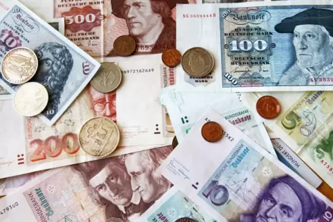 So sah das Geld – die Deutsche Mark – vor 2002 aus. 