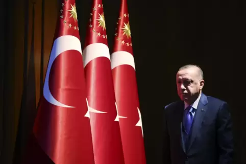 Der Türkische Präsident Recep Tayyip Erdogan.