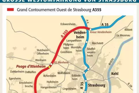 Die neue Strecke kostet Maut, die alte nicht. 