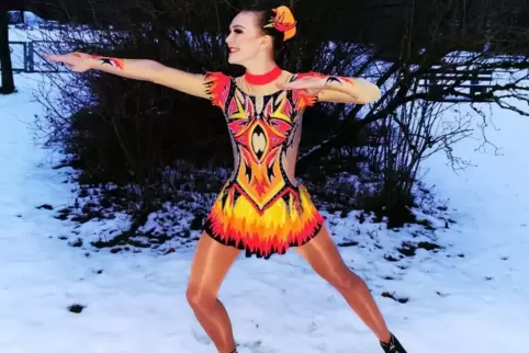 Ungewohnter Untergrund: Katrin Lahov.