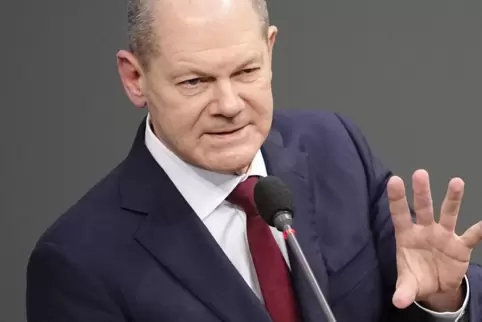Olaf Scholz begründete im Parlament seinen Meinungswandel in Sachen Impfpflicht.