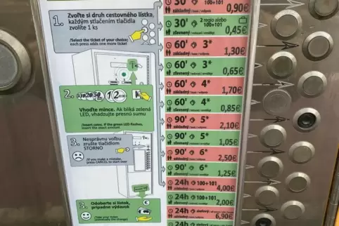 Die erste Denksportaufgabe in Bratislava.