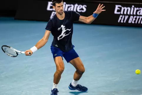 Umsonst trainiert? Novak Djokovics Australian-Open-Start wird immer unwahrscheinlicher. 