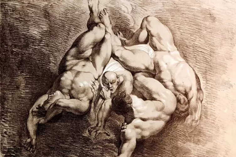 Mannlich als Wegbereiter der Lithografie: &bdquo;Die Verdammten&ldquo;, eine Darstellung des J&uuml;ngsten Gerichts.