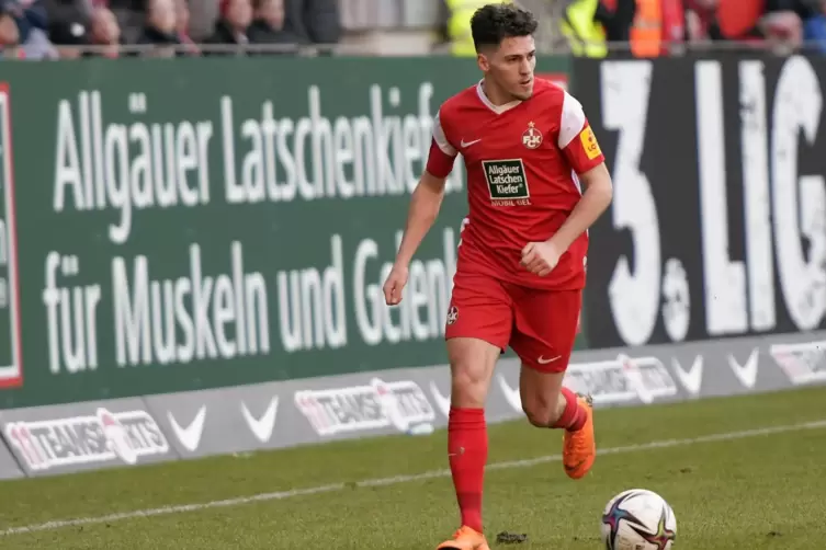 Auch er fehlt gegen Meppen: FCK-Außenbahnspieler Dominik Schad.