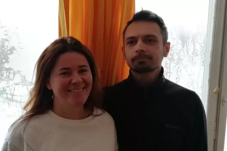 Sorgen sich um die Zukunft: Anna und Valera Lenchowska. 
