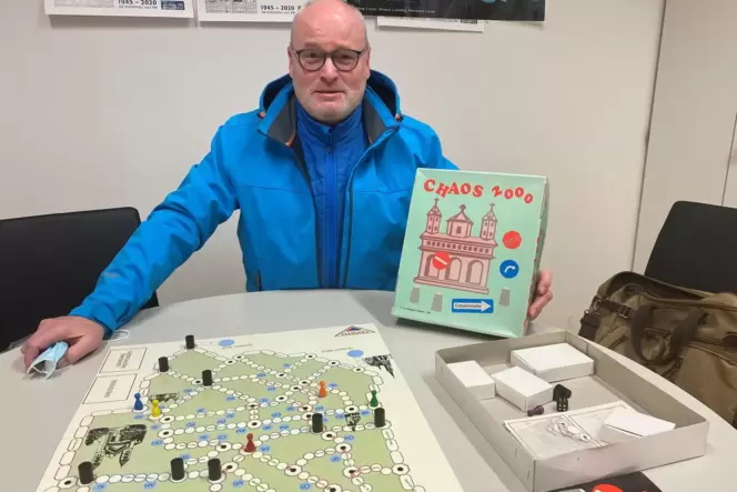 Mit dem »Chaos«-Spiel: Michael Rödelsperger. Mit dem »Chaos«-Spiel: Michael Rödelsperger.