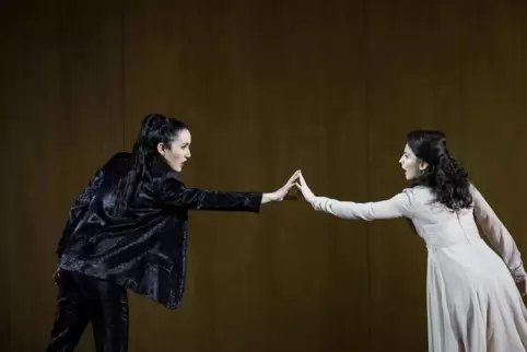 Schönheit und Vergnügen noch in Eintracht: Szene aus Händels „Il Trionfo del Tempo e del Disinganno“ am Nationaltheater mit Amel