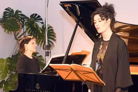 Mit Schubert und Wilhelm Müller auf Winterreise: Sandra Urba (Klavier) und Marie Heeschen (Sopran).