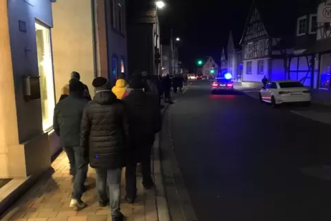 Die Polizei zeigte Präsenz in Bellheim.