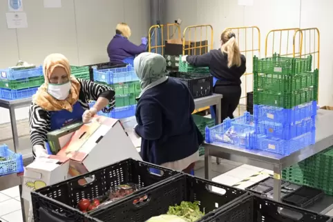 Mehr als 61.400 Kisten Obst und Gemüse haben die Helfer der Tafel im vergangenen Jahr an Bedürftige verteilt.