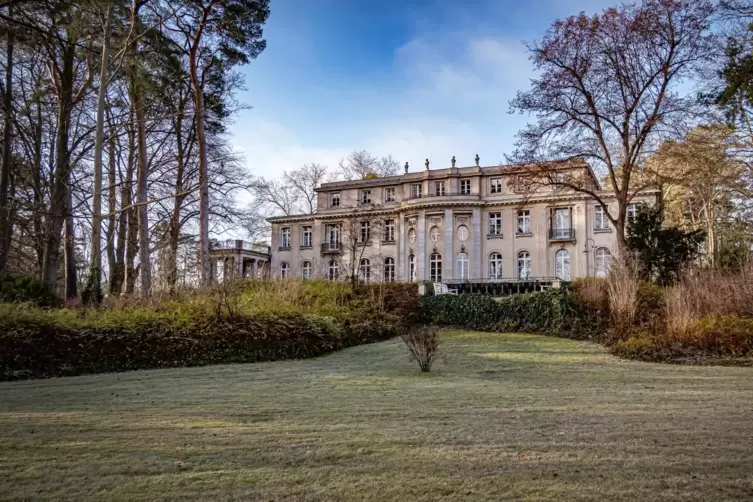 Ort der Täter: die Villa von Reinhard Heydrich, Haus der Wannsee-Konferenz. 