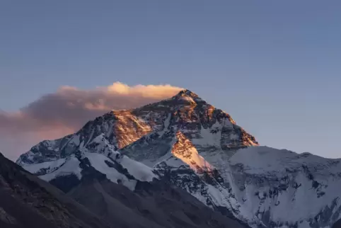 Majestetisch: Der 8848 Meter hohe Mount Everest in Nepal. 