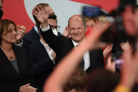 Olaf Scholz: Sein Wahlsieg hat auch der Speyerer SPD geholfen. Olaf Scholz: Sein Wahlsieg hat auch der Speyerer SPD geholfen.