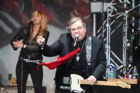 Stand auf und für das große Drama: US-Rocksänger Meat Loaf.