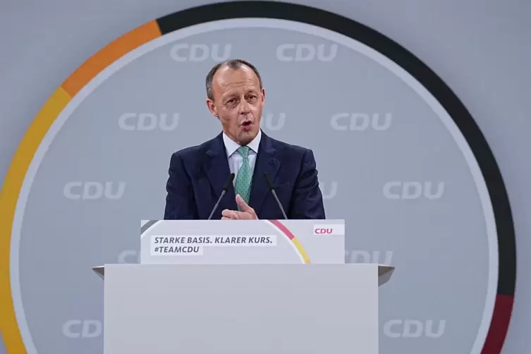 Neuer Chef im Ring: Friedrich Merz wurde von fast 95 Prozent der Delegierten eines digitalen Parteitages zum neuen CDU-Vorsitzen