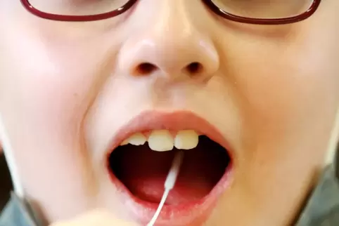 Ein Lolli, der nicht mit Spaß gelutscht werden kann, sondern zum Testen vorgesehen ist. 