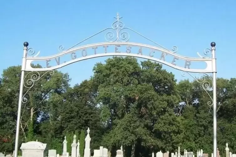 Der evangelische Gottesacker in Hollowayville: Auf dem Friedhof sind viele Edenkobener Namen zu finden