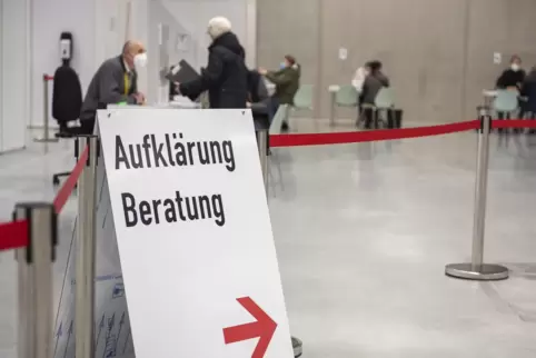 Ein großer Ansturm bleibt im Impfzentrum derzeit aus. 