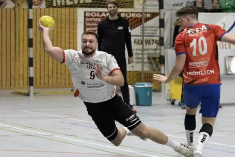 Die Partie gegen die TSB Heilbronn-Horkheim, hier HSG-Akteur Nikola Sorda, war das vorerst letzte Spiel der Spielgemeinschaft.