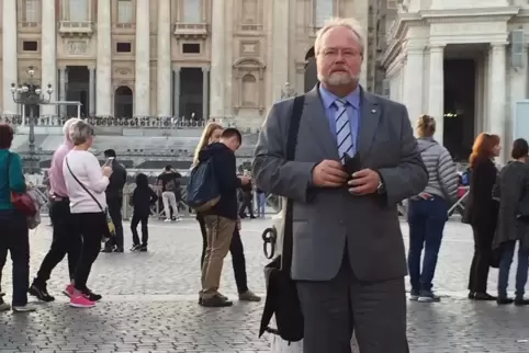 Ist gerne unterwegs: Alfried Wieczorek, neuer Vorstandsvorsitzender der Europäischen Stiftung Kaiserdom zu Speyer, hat auch scho