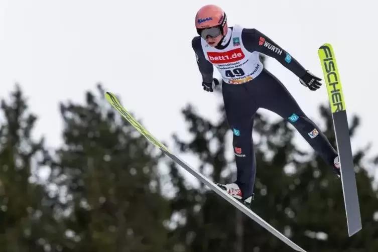 Goldkandidat im Skispringen: Karl Geiger.