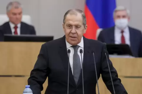 Außenminister Lawrow: „Es gibt keine positive Antwort auf die Hauptfrage.“ Russland hat gefordert, dass die Ukraine nie der Nato