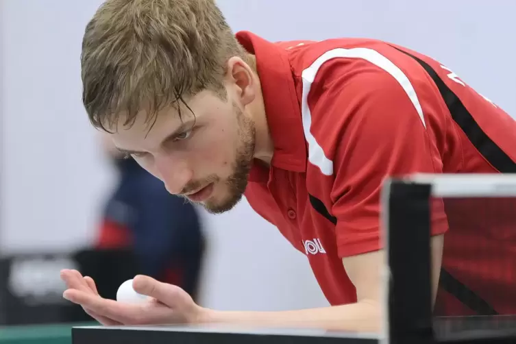 Die Nummer eins des Tischtennis-Oberligisten TTC Nünschweiler: Henry Wiche.